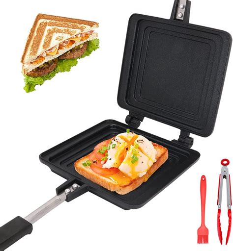 Amazon Double Sided Frying Pan Grilled Cheese Maker Nonstick