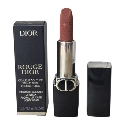 Jual DIOR Dior Rouge Lipstick Nude Look Velvet With Box Travel