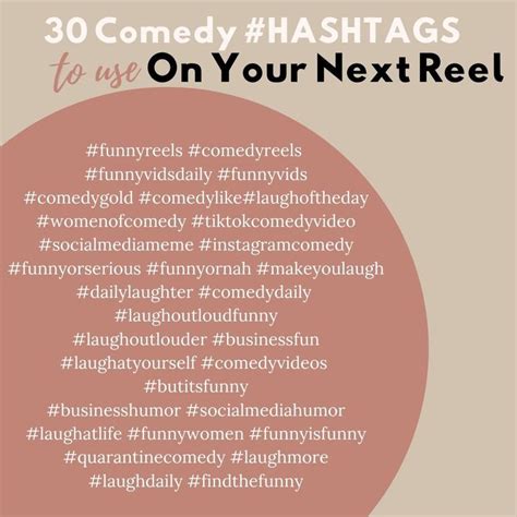 30 Comedy Hashtags You Can Use On Your Next Instagram Reel Social