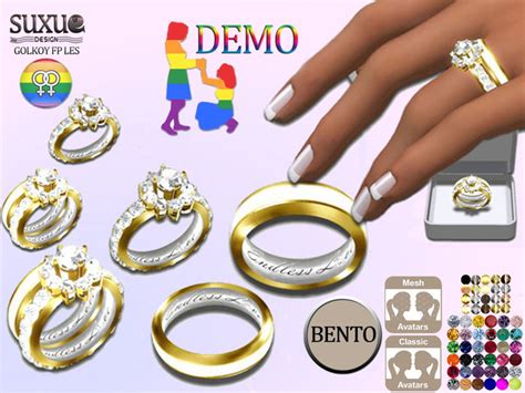 Second Life Marketplace Su Xue Mesh Wedding Set Golkoy Fatpack