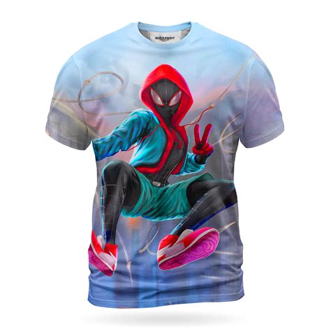 Miles Morales Shirt Spider Man Shirt Marvel Comics Shirts