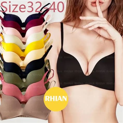 Rhian Women Bra Plus Size 32 40 Seamless Underwear Push Up Bra With