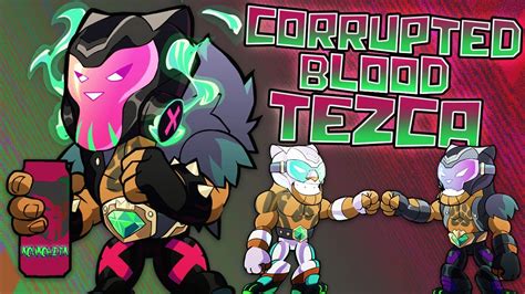 Corrupted Blood Tezca Skin Evolutiva 8 Pase De Batalla Brawlhalla