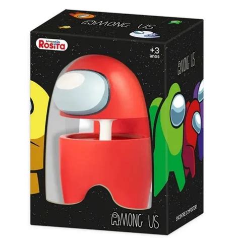 Boneco Among Us Em Vinil Plastico Game Impostor Rosita