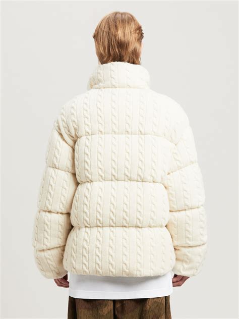 Moncler X Palm Angels Genius Jacket In White Palm Angels Official