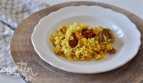 Arroz Con Chorizo Y Garbanzos