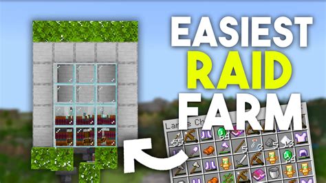 Easiest RAID Farm In Minecraft Bedrock 1 19 YouTube