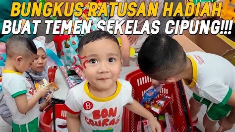 Persiapan Ulangtahun Di Sekolah Cipung Sibuk Belanja Buat Hadiah