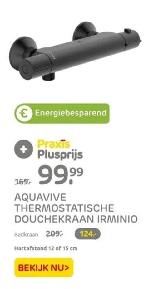 Aquavive Thermostatische Douchekraan Irminio Aanbieding Bij Praxis