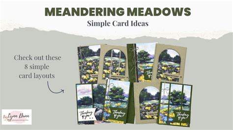 Meandering Meadows 8 Simple Card Ideas YouTube