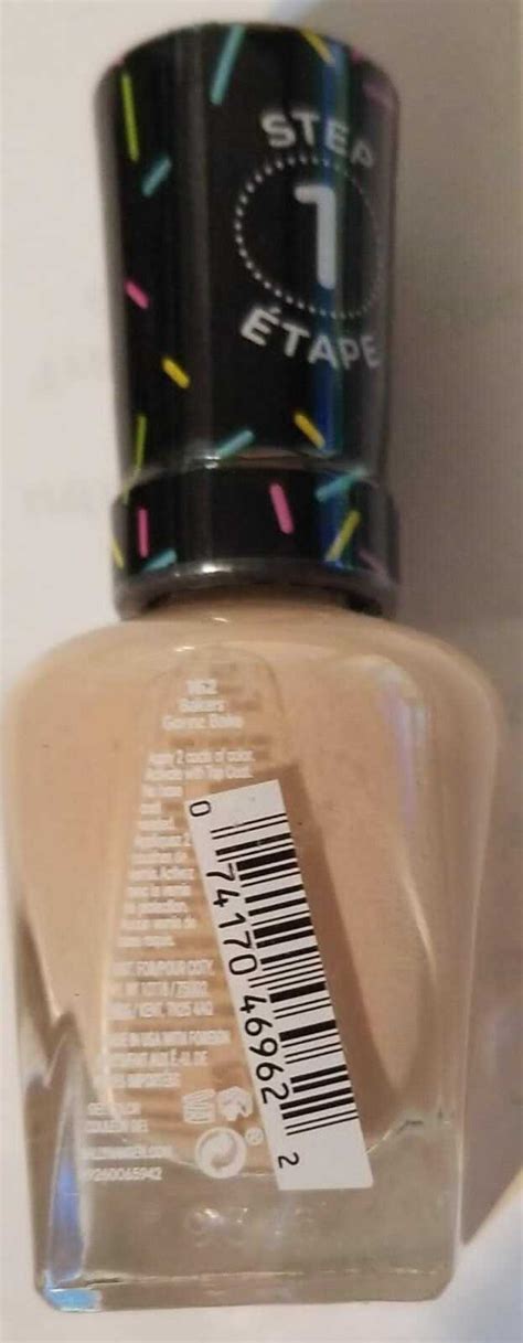 Sally Hansen Miracle Gel Donut Shop Collection Nail Polish Bakers Gonna Bake Ebay