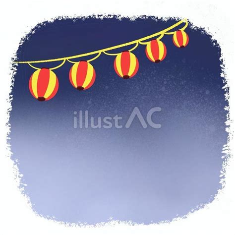 祭りの背景 手描きイラスト - No: 26520325｜無料イラスト・フリー素材なら「イラストAC」