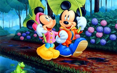 Cute Mickey And Minnie Mouse Hd Wallpaper - Mickey & Minnie Mouse ...