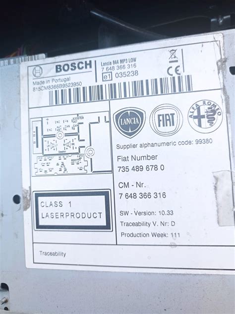 Codice Radio Bosch Iveco Pagina 2 Codice Radio ETP Solutions