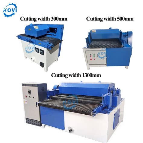 Automatic Woodworking Rip Multi Blade Table Wood Cutting Sawing Machine