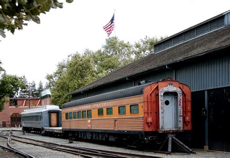 California State Railroad Museum Eisenbahnmuseum In Sacramento