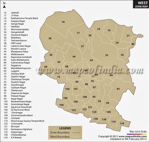 BBMP - 2015 : Bangalore Zones