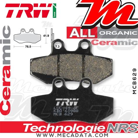 Plaquettes De Frein Avant Aprilia Classic Red Rose Mf