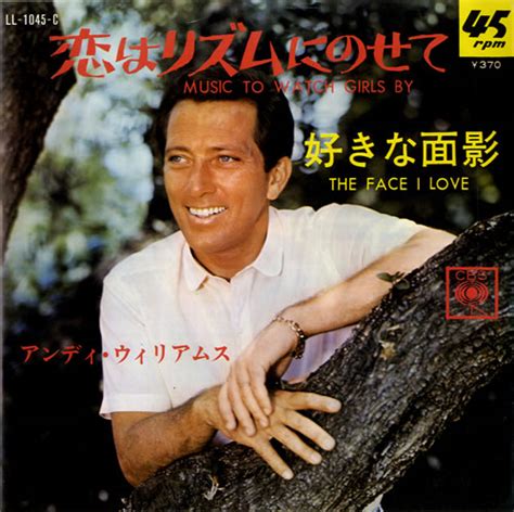 Andy Williams Music To Watch Girls By Japanese Vinyl Single Inch