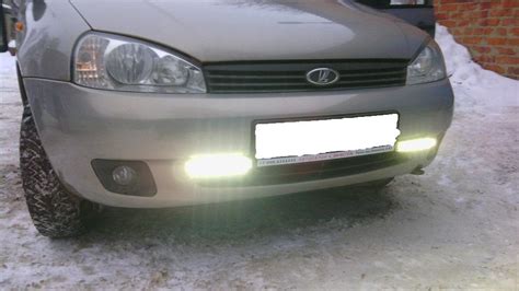 Установка ДХО — Lada Калина Хэтчбек (1G), 1,6 л, 2007 года | аксессуары ...