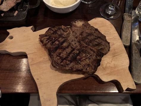 Steak On A Wooden Cow R Wewantplates