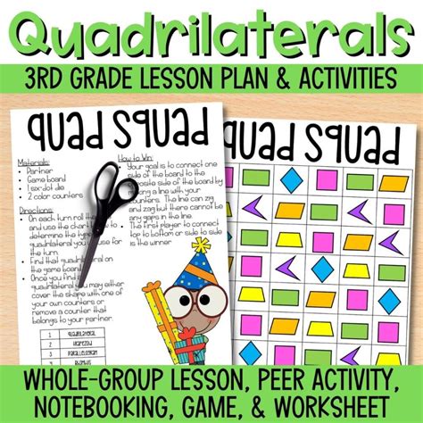 5 Ideas For Teaching Types Of Quadrilateral Shapes Curious Classroom Adventures