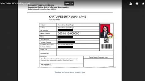 Cara Unduh Kartu Ujian Cpns Dan Kartu Deklarasi Sehat Wajib Dibawa