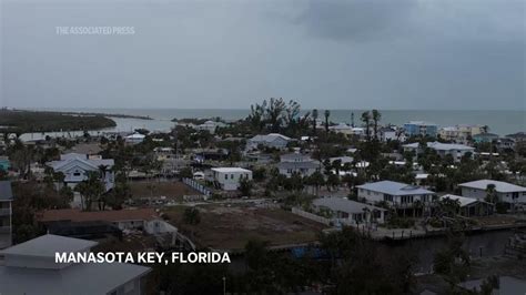 Drone Footage Shows Damage To Manasota Key From Hurricane Milton