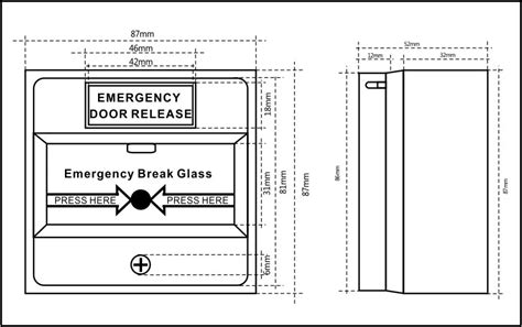 Break Glass Manual Call Point With The Water Proof Cover Buy Manual Call Pointemergency Break