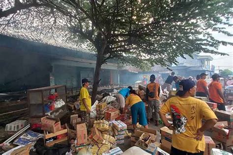 Ratusan Kios Pasar Dangus Madiun Terbakar Begini Kondisinya Solopos