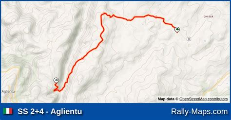 Ss Aglientu Stage Map Rally Storico Costa Smeralda