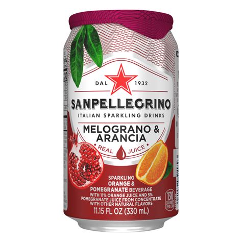 Save On San Pellegrino Melograno E Arancia Pomegranate Orange Sparkling