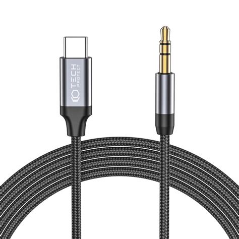 Kabel Przej Ci Wka Wtyk Aux Mini Jack Mm Type C Usb C Car Audio