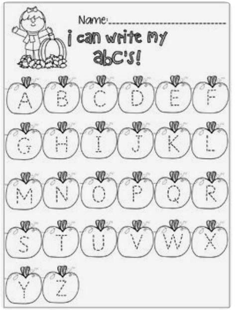 Pumpkin Tracing Creative Curriculum Preschool Fall Preschool