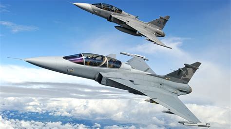 Saab Army Military Aircraft Jas Gripen Vehicle K Swedish Air