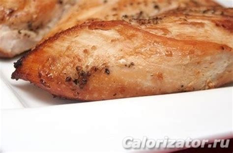 Запеченное куриное филе - калорийность, состав, описание - Calorizator.ru