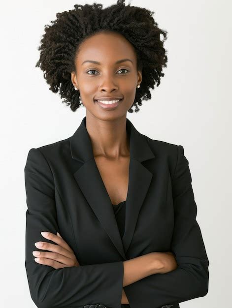 Premium Photo An African American Business Woman