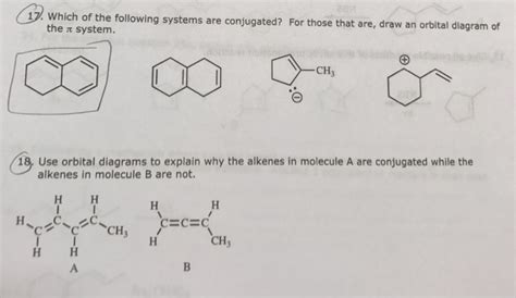 Solved Which of the following systems are conjugated? For | Chegg.com