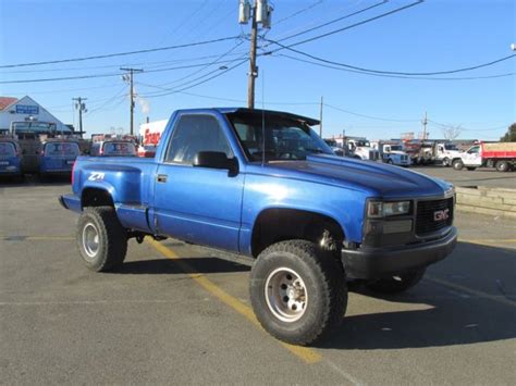 1993 Gmc Sierra K1500 Stepside 4x4 Pickup V8 Auto Project Or Parts No Reserve Classic Gmc