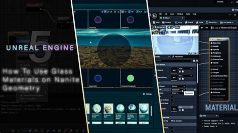 Unreal Engine 5 How To Use Glass Materials On Nanite Meshes Youtube