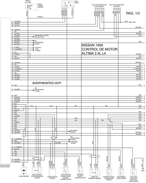 Nissan Diagramas Esquemas Graphics Vehiculos Motores