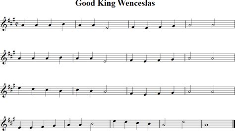 Good King Wenceslas Free Violin Sheet Music