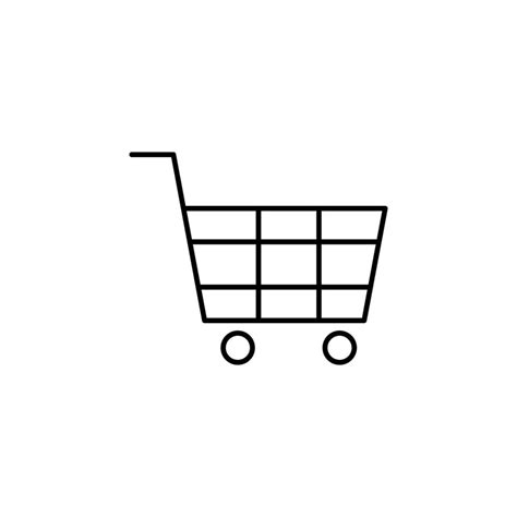 Shopping Cart Vector Icon Illustration 23199207 Vector Art At Vecteezy