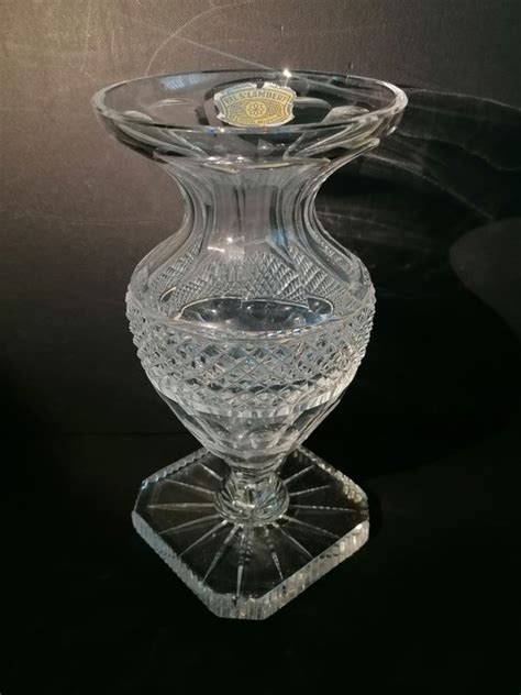 Val Saint Lambert Vase Medicine Crystal Catawiki