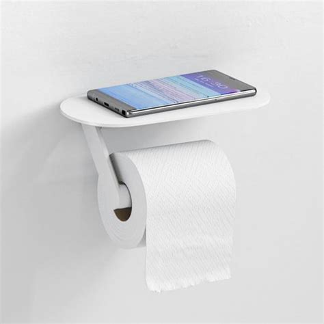 Hansgrohe Wallstoris Porte Rouleau De Papier Toilette Avec Tablette