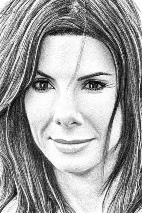 Sandra Bullock Portrait #3 by wasyleque on DeviantArt