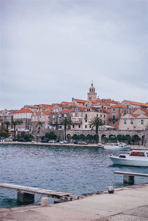 Beautiful rainy day on Korcula island in Croatia, (so worth visiting!)