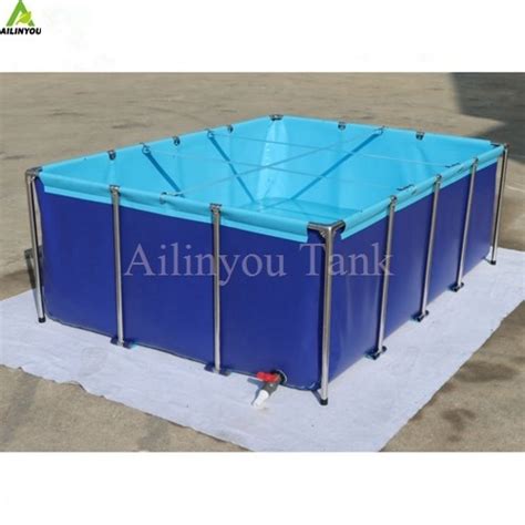 Recirculating Aquaculture System Foldable PVC Aquaculture Fish Pond