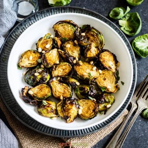 Brussel Sprouts In Air Fryer Balsamic Glazed Spice Cravings