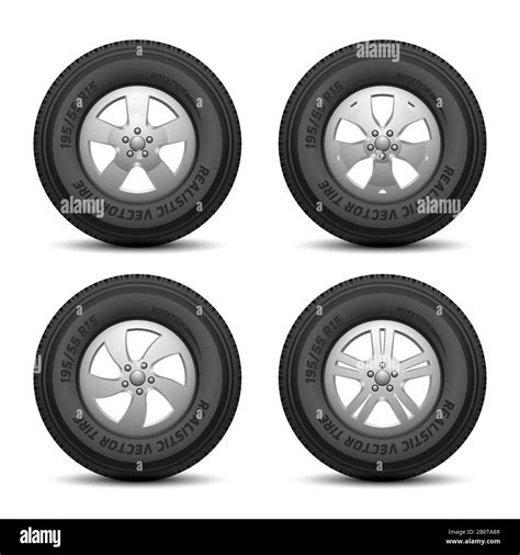 Car Wheels Stock Vector Images Alamy